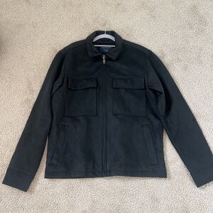 Abercrombie & Fitch Black Suede Jacket